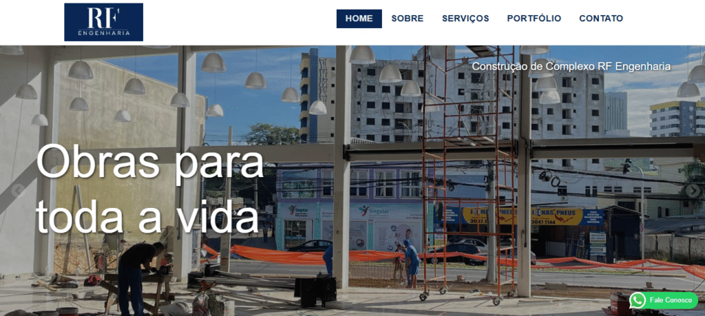 Criação de site Reverbel Engenharia