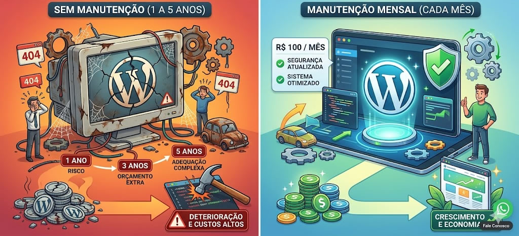 Ignorar as Atualizações do WordPress é um Erro Caro